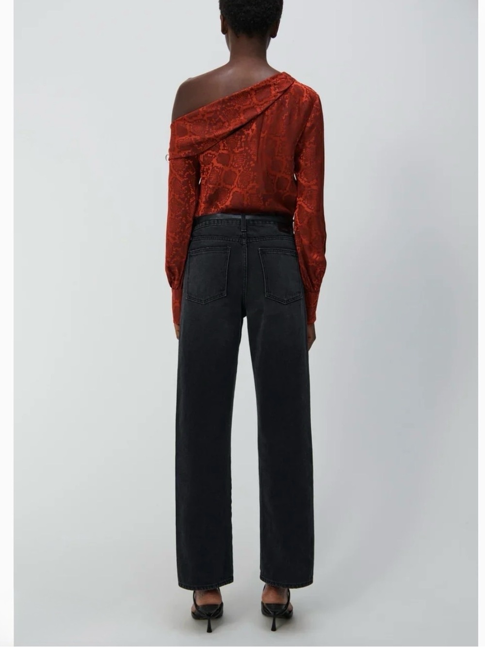 SIMKHAI Alice Python Print Blouse - Picture 2 of 5